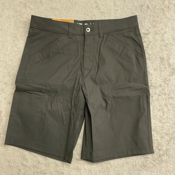 NEW Eddie Bauer Rainier 10” Tech Shorts Men’s 32 Cargo Outdoor Black i1378 - Picture 3 of 9